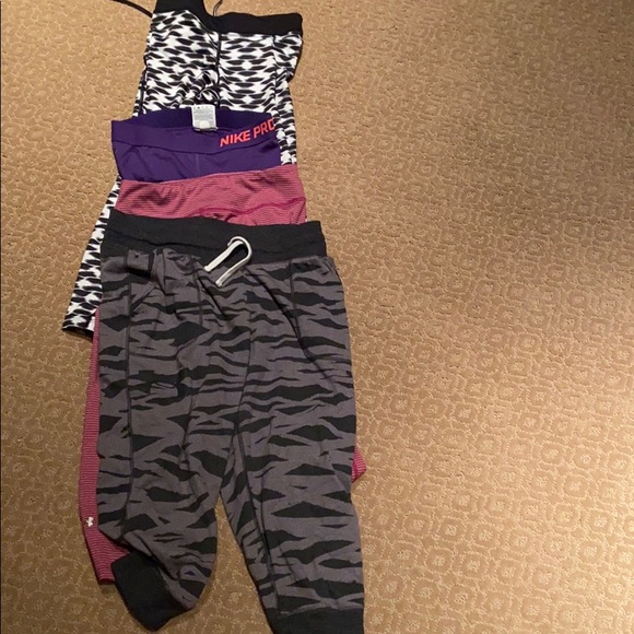 Nike Pants - Nike and Under-amour athletic pant set size small